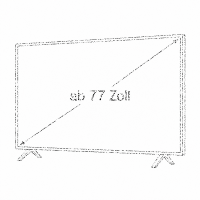 TVs ab 77 Zoll / 195cm