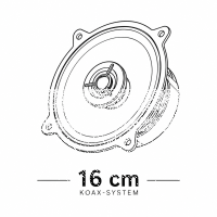 16 cm Koaxial-Lautsprecher