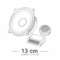 13 cm Kopmonenten-System