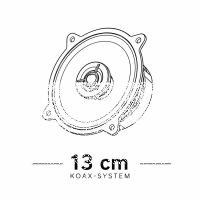 13 cm Koaxial-Lautsprecher