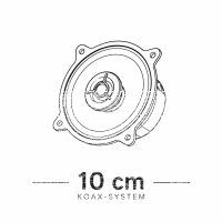 10 cm Koax-Lautsprecher