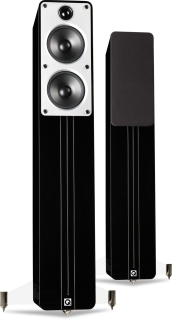 Q Acoustics Concept 40 Schwarz - Standlautsprecher, Paar | Auspackware, sehr gut
