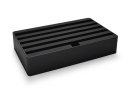 AllDock Large Schwarz - Aussteller, 6-fach USB HUB Ladestation UVP war 119 €