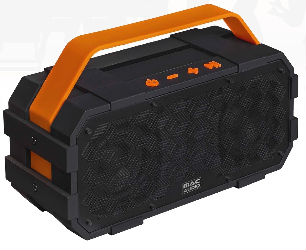Mac Audio BT Wild 801 SchwarzOrange BluetoothLautsprecher Akku UV