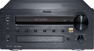 Magnat MC 200 Schwarz - Kompaktanlage/Netzwerk-Player/CD-Receiver