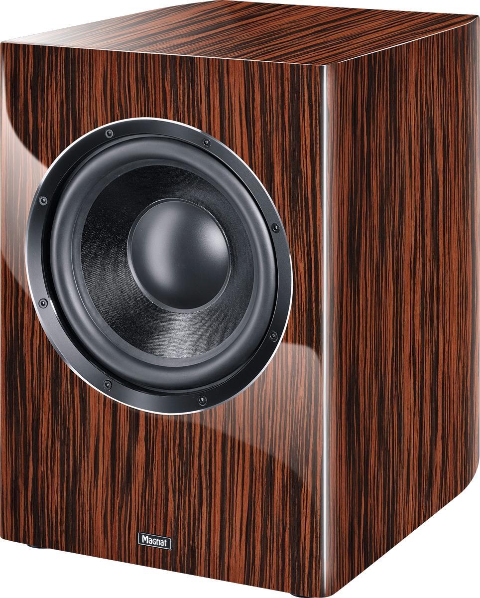 Magnat Signature Sub 530, Aktiver Bassreflex-Subwoofer, 'Frontfire', Farbe:Mocca