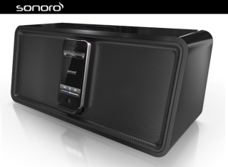 SONORO cuboDock Schwarz Aussteller(N3) Stereo Dockingstation mit Bluetooth