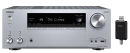 ONKYO TX-NR696DAB-S mit UDB1 Silber - 7.2-Kanal DAB AV-Netzwerk-Receiver