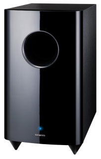 ONKYO SKW-208 Schwarz Aktiver Bassreflex-Subwoofer | B-Ware, sehr gut