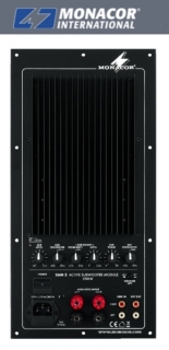 Monacor SAM-2 - 250 Watt Hochleistungs-Subwoofer-Aktiv-Modul | Neu
