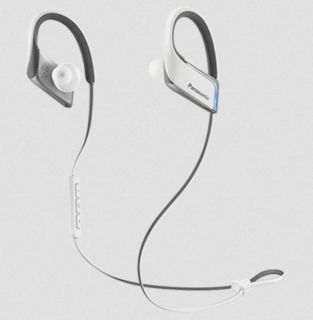 Panasonic RP-BTS50, Weiß - Bluetooth In-Ear Kopfhörer mit LED Active Light | Auspackware, wie neu