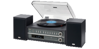 TEAC MC-D800-CH Kirsche - Plattenspieler-/CD-Lautsprechersystem | B-Ware, sehr gut