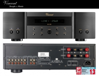 Vincent SV-232 Schwarz  Stereo-Vollverstärker| Auspackware, wie Neu