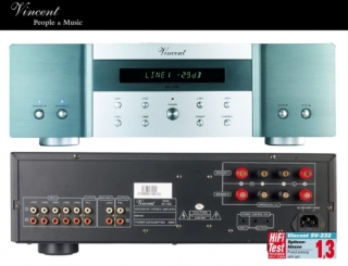 Vincent SV-232 Silber - Integrierter Stereo-Vollverst&auml;rker