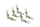 Furutech FP-209-10R - Rhodium Kabelschuhe 10er Set