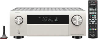 DENON AVC-X4700H Silber 9.2 8K AV-Verstärker 3D-Audi HEOS Sprachsteuerung, N1