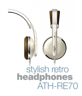 Audio Technica ATH-RE70 Kopfhörer-Remake auf Basis des Klassikers ATH-2