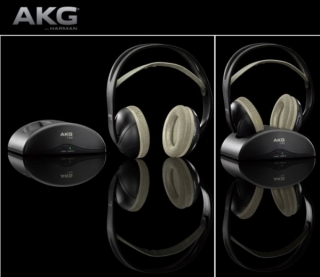 AKG K912 Hexachrome black - Kabelloser Stereo Funkkopfhörer | Aussteller, gut, ohne OVP