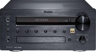 Magnat MC 200 Schwarz - Kompaktanlage/Netzwerk-Player/CD-Receiver | Auspackware, wie neu