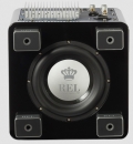REL T/5x Weiss Hochglanz Downfiring Aktiv-Subwoofer