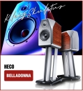 HECO Belladonna Silber-Cherry Audiophiler Highend 2-Wege Bassreflex Lautsprecher Paar