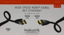 Inakustik Star Serie High-Speed HDMI-Kabel mit Ethernet 0,75 m