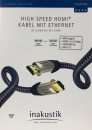 Inakustik Premium High Speed HDMI Kabel 3,0m mit Ethernet HDMI 2.0