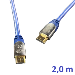 Inakustik Premium High Speed HDMI Kabel 2,0m mit Ethernet HDMI 2.0