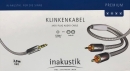 Inakustik Premium Klinke-/Cinchkabel 3,00 m vergoldet