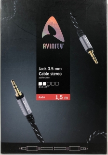 Avinity 3,5mm Klinke auf Klinke-Kabel 1,5 m vergoldet