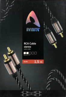 Avinity Cinch-Kabel Stereo 1,5 m RCA