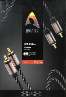 Avinity Cinch-Kabel Stereo 2,7 m RCA