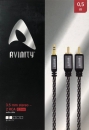 Avinity 3,5mm² Klinke auf Cinch-Kabel 0,5 m Stereo