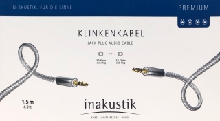 Inakustik Premium Stereo Klinkenkabel 1,5 m vergoldet