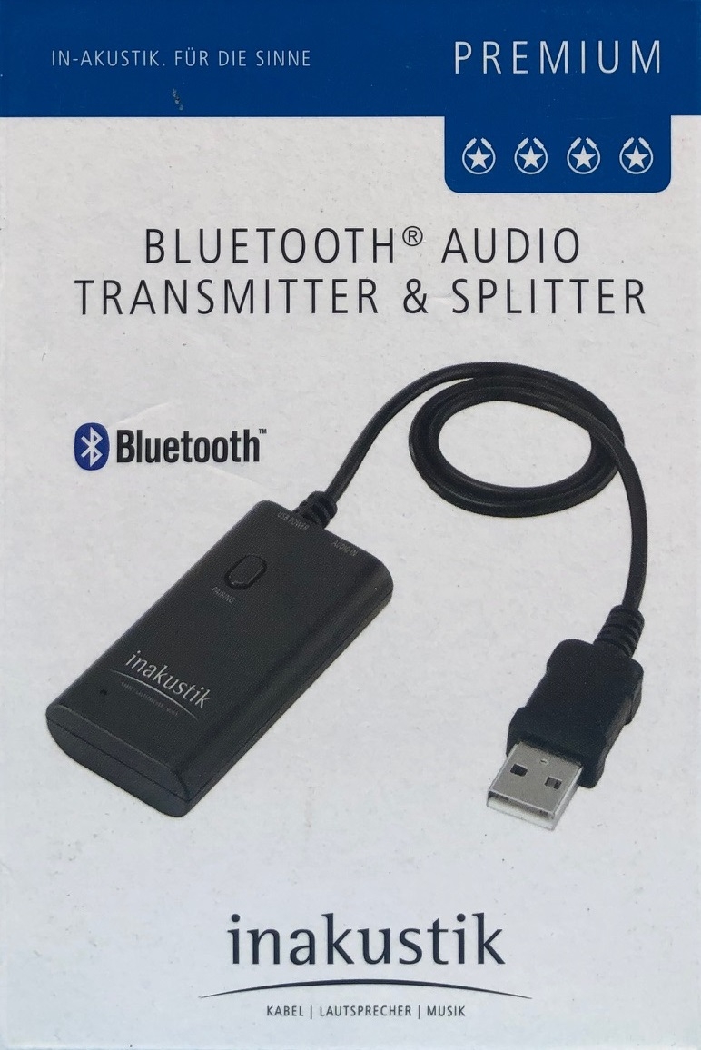 Inakustik Premium Bluetooth Audio Transmitter & Splitter auf
