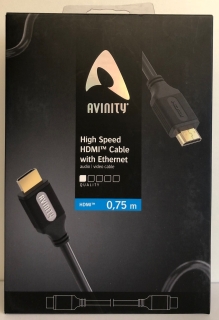 Avinity High-Speed HDMI-Kabel vergoldet 0,75 m