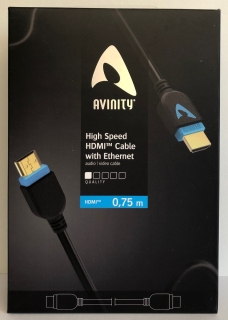 Avinity High-Speed HDMI-Kabel vergoldet 0,75 m
