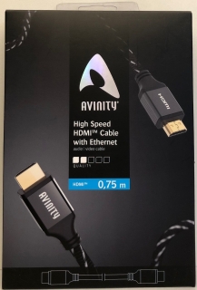 Avinity High-Speed HDMI-Kabel 4K vergoldet 0,75 m