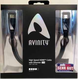 Avinity High-Speed HDMI-Kabel 4K vergoldet 1,0 m
