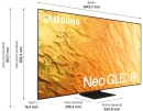SAMSUNG GQ65QN800BTXZG +++AKTION Galaxy S21 FE 5G 128GB+++ 163 cm, 65 Zoll 8K Ultra HD Neo QLED TV