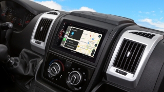 Alpine INE-W611DC 6,5-Zoll Navigationssystem, Android Auto, Apple Carplay, Bluetooth / CD, DVD / USB / HDMI für Reisemobile und LKWs