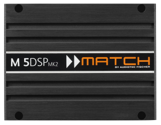 MATCH M 5DSP MK2  5-Kanal Endstufe mit 600 Watt (RMS: 240 Watt)