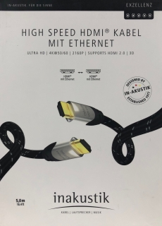 Inakustik Referenz High-Speed HDMI-Kabel mit Ethernet 5,0 m
