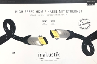 Inakustik Exzellenz High-Speed HDMI-Kabel mit Ethernet 12,5 m