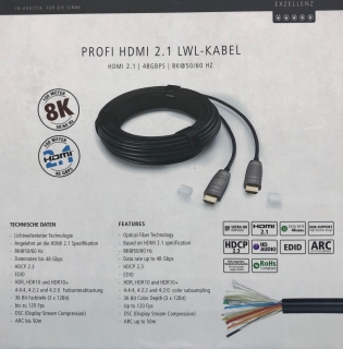Inakustik Profi HDMI 2.1 LWL Kabel 10K 1,0 m