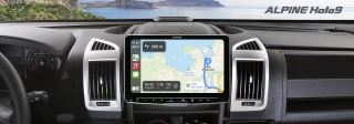 Alpine iLX-F905D Autoradio mit 9-Zoll Touchscreen, DAB+, 1-DIN-Einbaugehäuse, Apple CarPlay Wireless und Android Auto Unterstützung