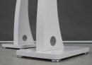 Scansonic M10 + Single Stands Weiß - Regallautsprecher, Paar | Aussteller, gut