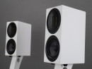 Scansonic M10 + Single Stands Weiß - Regallautsprecher, Paar | Aussteller, gut