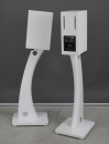 Scansonic M10 + Single Stands Weiß - Regallautsprecher, Paar | Aussteller, gut