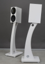 Scansonic M10 + Single Stands Weiß - Regallautsprecher, Paar | Aussteller, gut